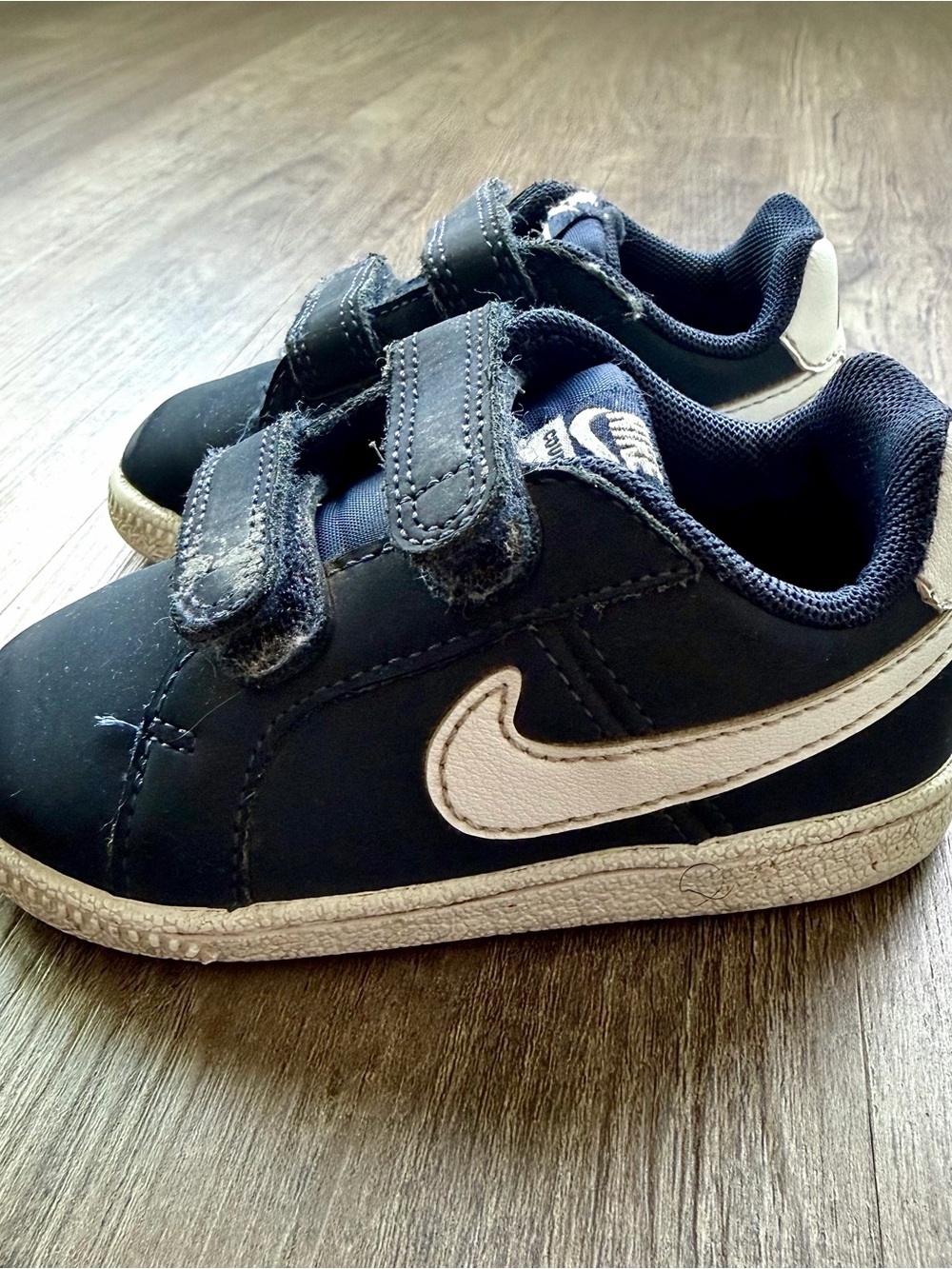 Nike Court Royale TDV Obsidian White Toddler Shoes Size 5C